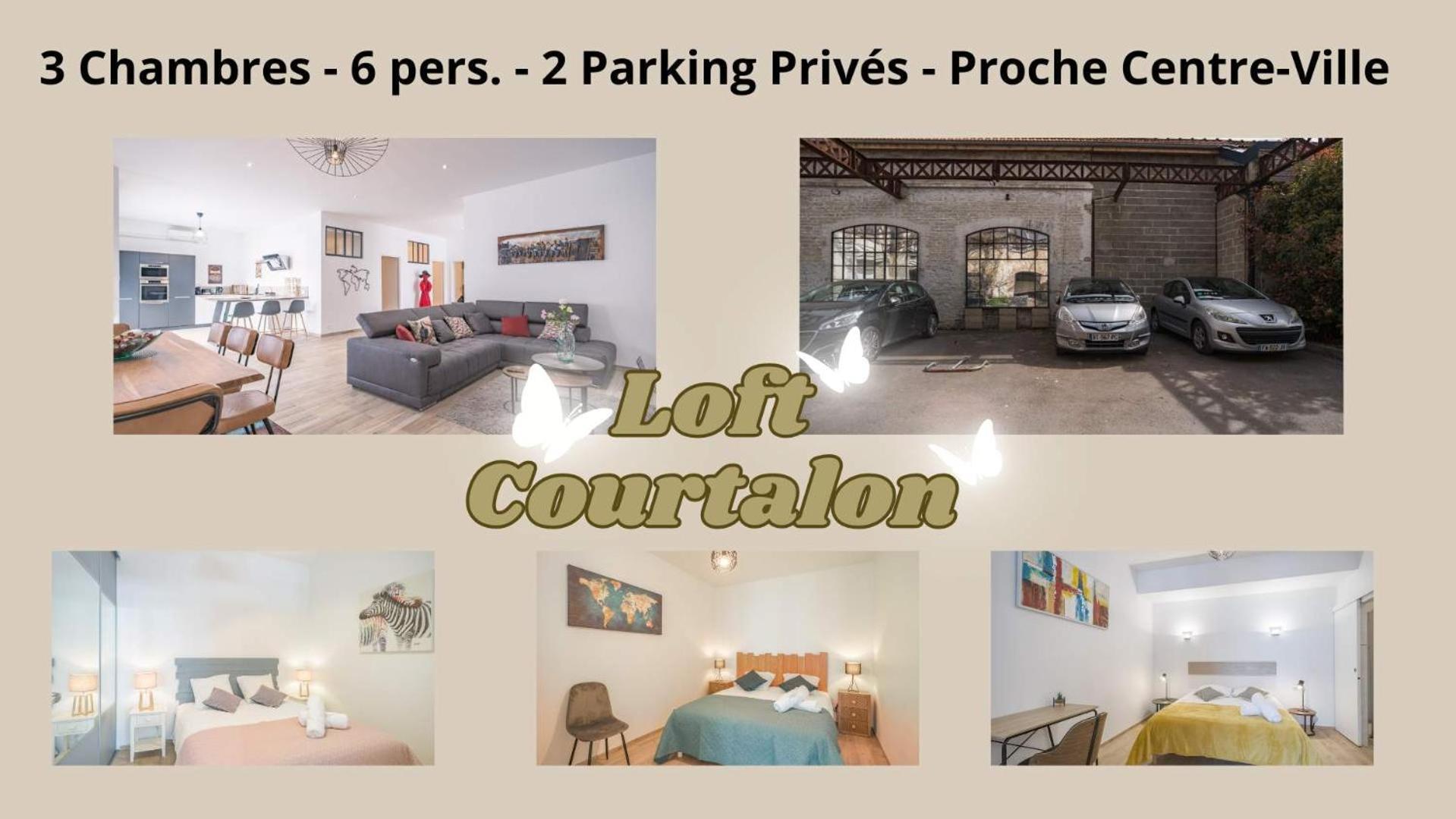 Ferienwohnung Loft Courtalon - Haut Standing - Patio - Parking Prives Troyes Exterior foto